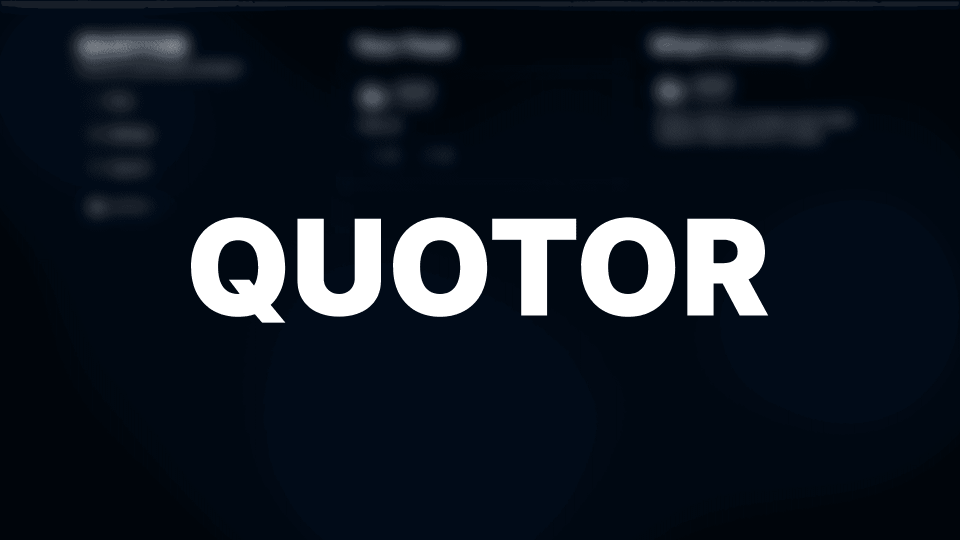 Quotor cover art